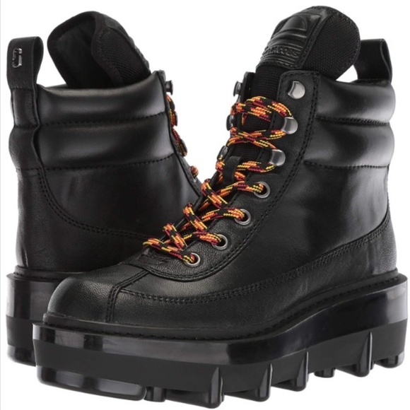 MARC JACOBS Women's Shay Leather Wedge Hiking Boot - Picture 3 of 8